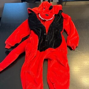 Red Dinosaur Kids Costume